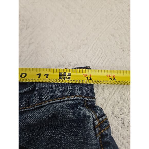 UPROAR JEANS Juniors Sz 16 = 26/28 Embroidered Pockets READ - Picture 7 of 12